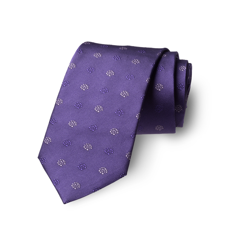 唐領帶-紫