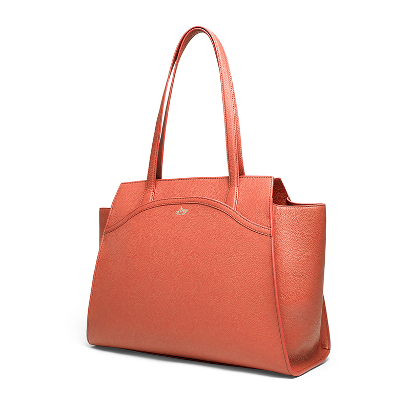 Content tang dynasty grace tote bag canyon orange side 1400x1400