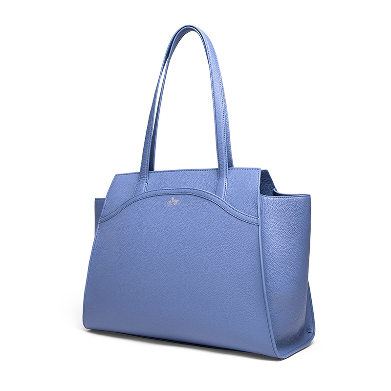 Content tang dynasty grace tote bag cornflower blue side 1400x1400